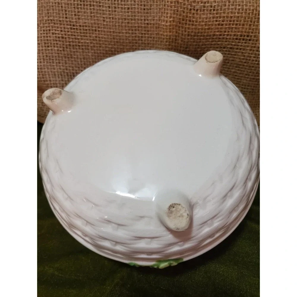 Floral Teapot Ceramic‎ White Kitchen Decor Tea Party Cottagecore Accent Teapot